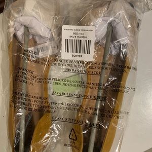 Mustard Faux Suede Flats